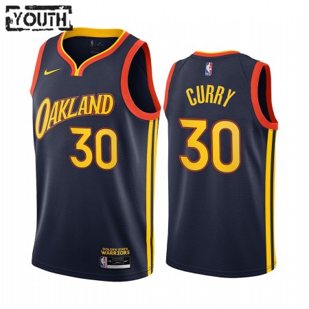 Maglia NBA Golden State Warriors Stephen Curry 30 2020-21 City Edition Swingman - Bambino